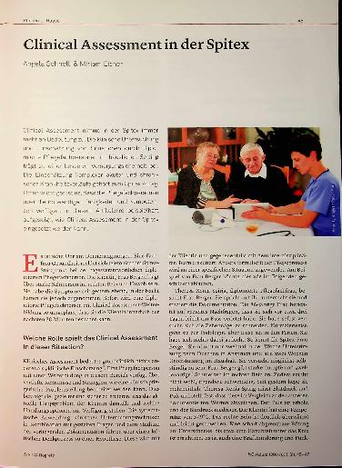 Vorschauseite 1: Clinical Assessment in der Spitex