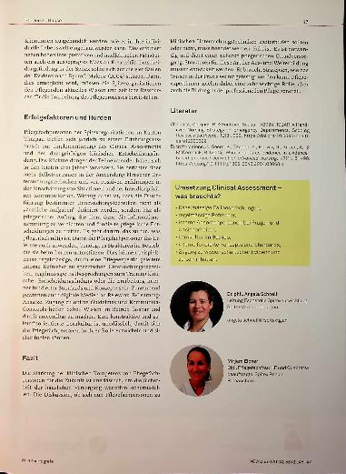 Vorschauseite 3: Clinical Assessment in der Spitex