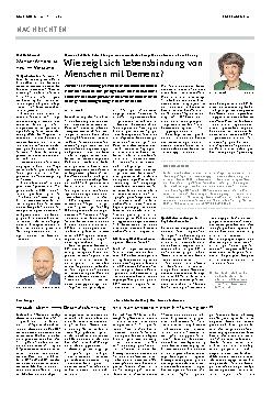 Vorschauseite 1: Wie zeigt sich Lebensbindung von Menschen mit Demenz?