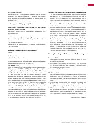 Vorschauseite 2: Blutgruppenkonversion nach Knochenmarktransplantation Ein Fall von CIRS-NRW (Nr. 159945)