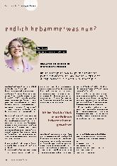 Vorschauseite 1: Endlich Hebamme! Was nun?