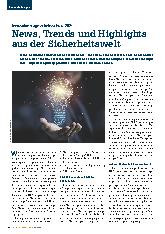 Vorschauseite 1: News, Trends und Highlights aus der Sicherheitswelt