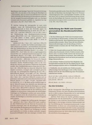 Vorschauseite 1: Anfechtung der Wahl zum Gesamtpersonalrat des Bundesnachrichtendienstes