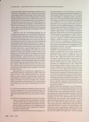 Vorschauseite 5: Anfechtung der Wahl zum Gesamtpersonalrat des Bundesnachrichtendienstes