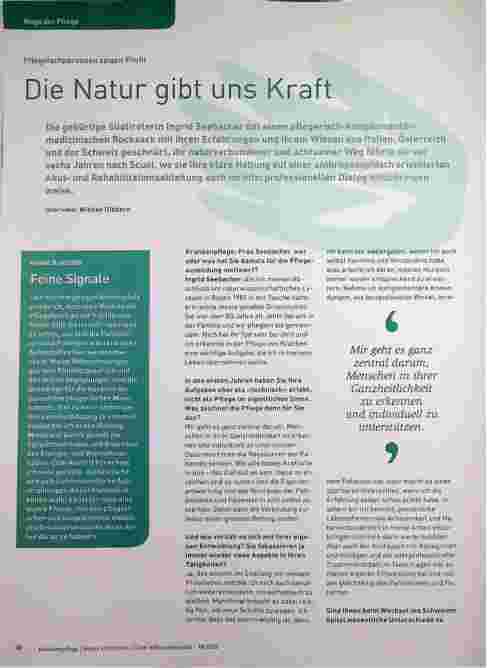 Vorschauseite 1: Die Natur gibt uns Kraft.