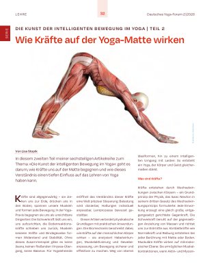 Vorschauseite 1: Wie Kräfte auf der Yoga-Matte wirken