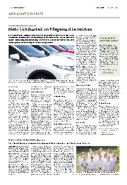Vorschauseite 1: Mehr Sichtbarkeit im Pflegemarkt erreichen