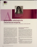 Vorschauseite 1: Ambulante onkologische Patientenversorgung