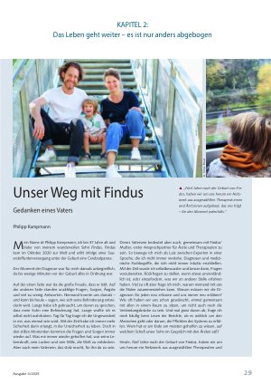 Vorschauseite 1: Unser Weg mit Findus Gedanken eines Vaters