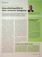 Vorschauseite 1: Gesundheitspolitik in einer weiteren Sackgasse