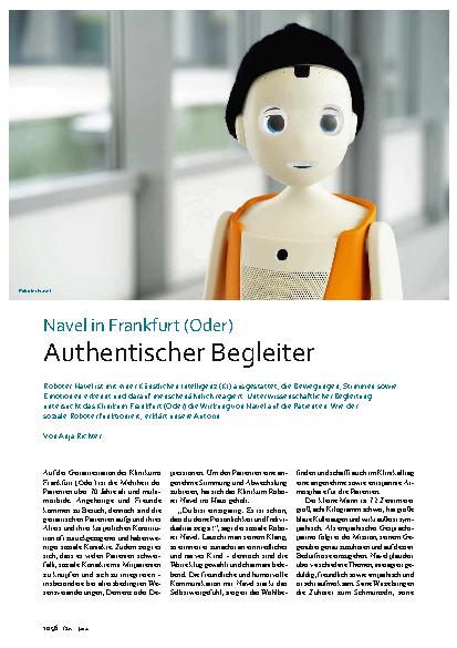 Vorschauseite 1: Nabel in Frankfurt (Oder) Authentischer Begleiter