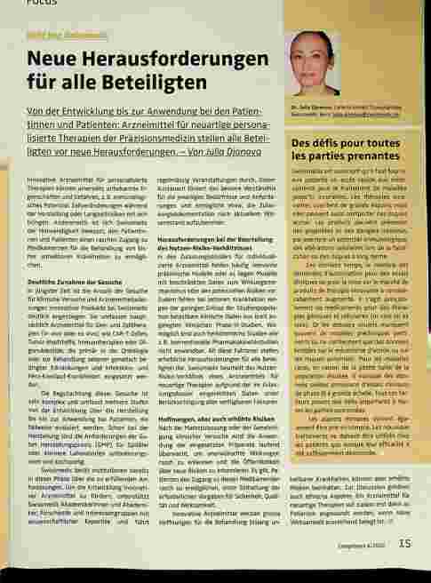 Vorschauseite 1: Neue Herausforderungen für alle Beteiligten