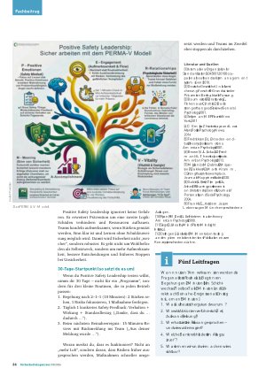 Vorschauseite 3: Positive Safety Leadership Sicherheitskultur als Systemvariable