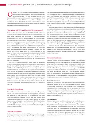 Vorschauseite 2: ME/CFS (Teil 3): Pathomechanismen, Diagnostik und Therapie