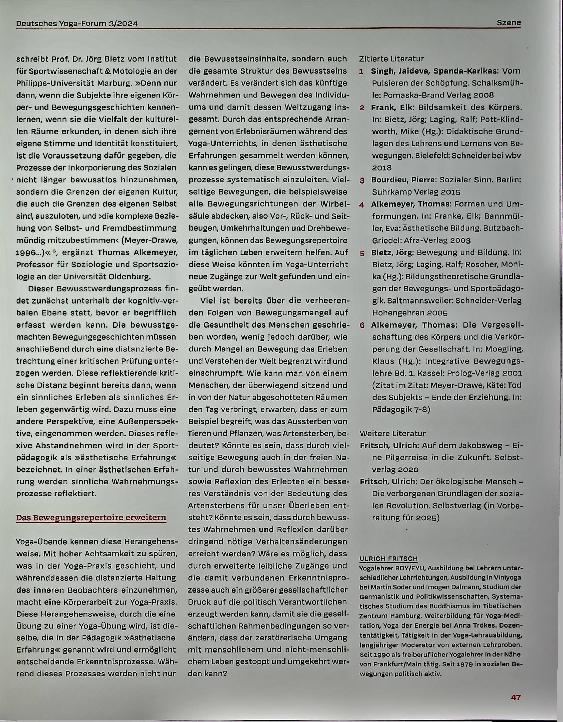 Vorschauseite 4: Yoga und das Erkennen der Welt - Bewegung als Schlüssel zur Erkenntnis