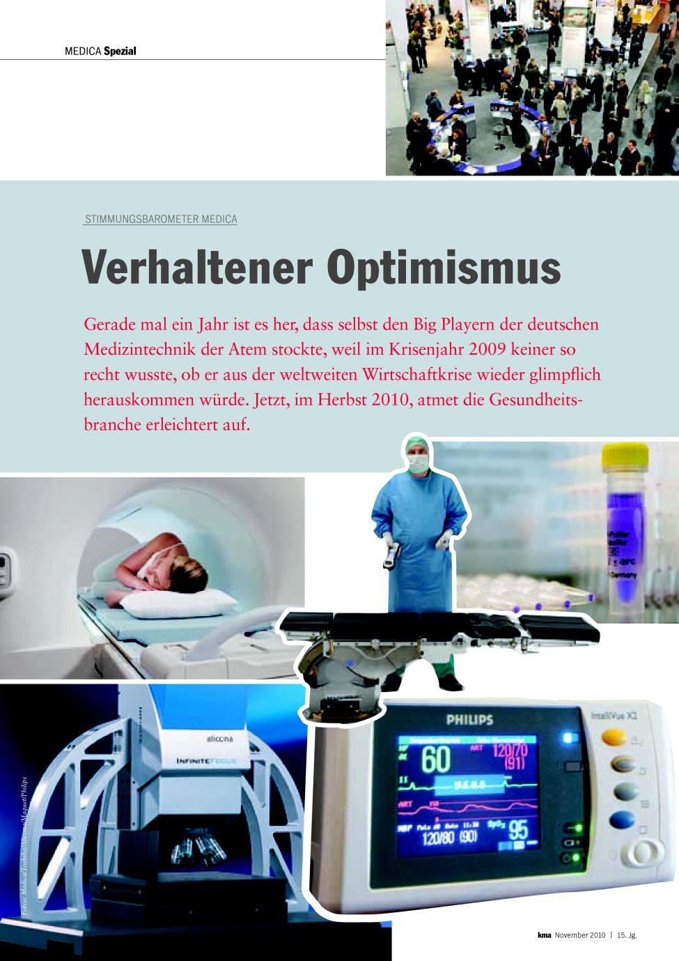 Vorschauseite 1: Verhaltener Optimismus