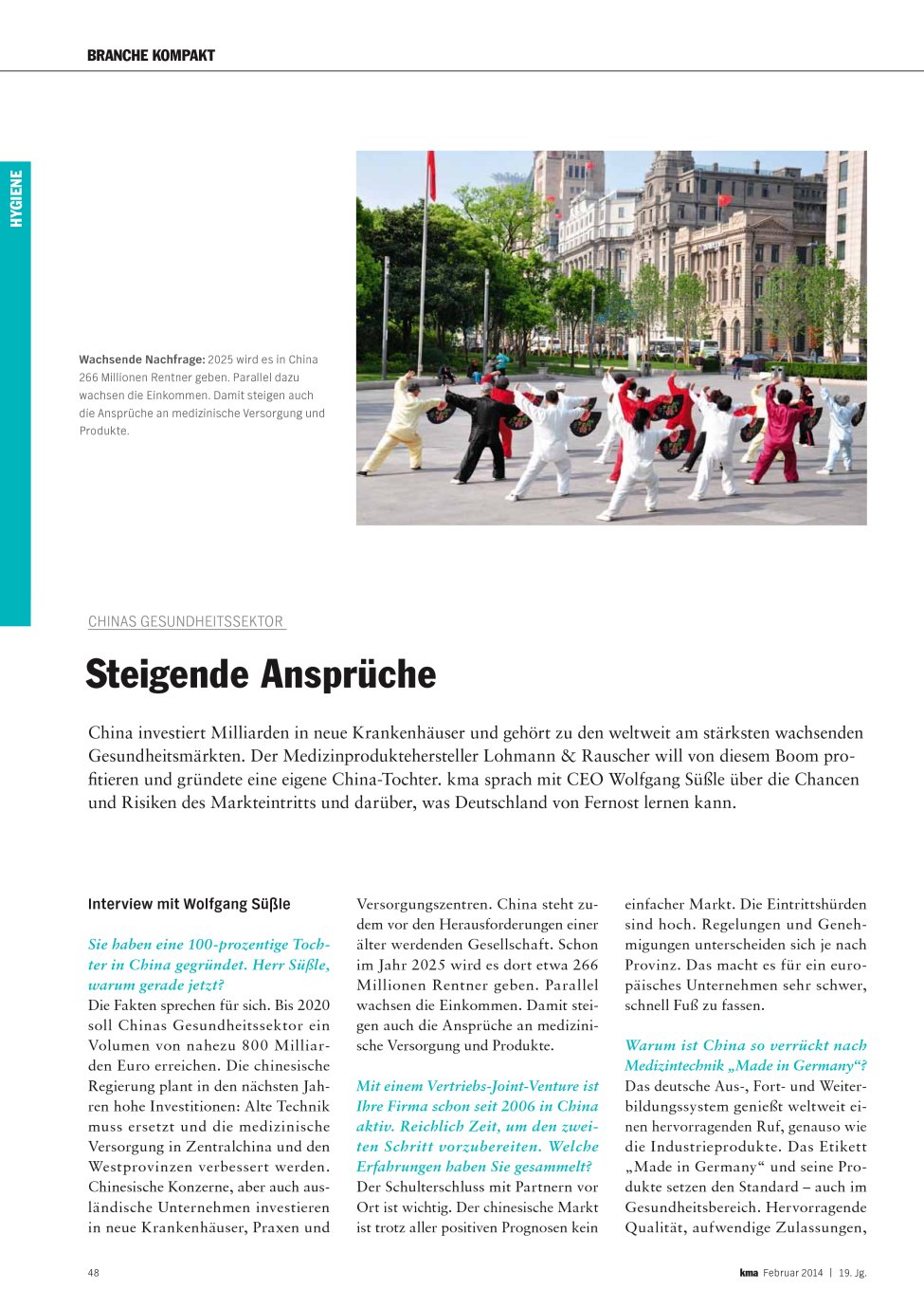 Vorschauseite 1: Steigende Ansprüche