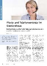 Vorschauseite 1: Pforte und Telefonzentrale im Krankenhaus