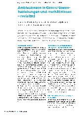 Vorschauseite 1: Ambivalenzen in Generationenbeziehungen und -verhältnissen - revisited