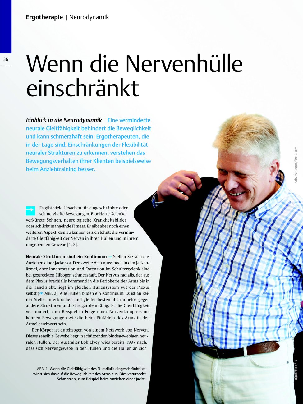 Vorschauseite 1: Wenn die Nervenhülle einschränkt ? Einblick in die Neurodynamik
