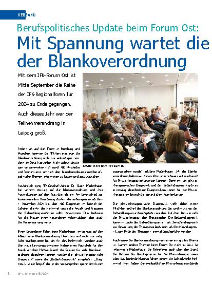 Vorschauseite 1: Mit Spannung wartet die Branche auf den Start der Blankoverordnung.