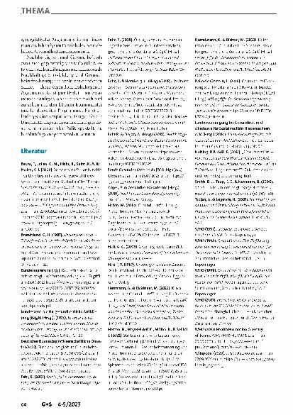 Vorschauseite 5: Nachhaltigkeit und nachhaltige Gesundheitsförderung