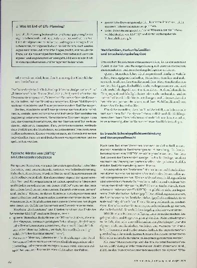 Vorschauseite 2: LSBTIQ*: Selbstbestimmt auch am Lebensende Die Bedeutung von End-of-Life-Planningfürqueere Menschen