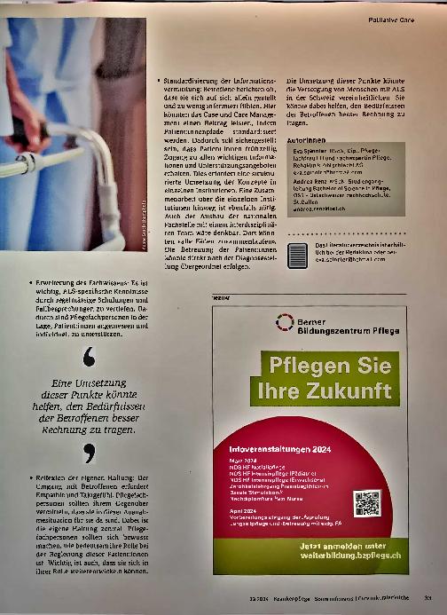 Vorschauseite 3: ALS - drei Buchstaben, die ein Leben für immer verändern