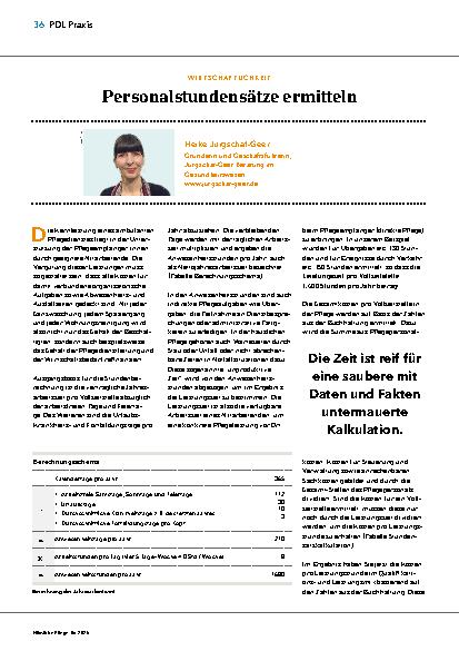 Vorschauseite 1: Personalstundensätze ermitteln