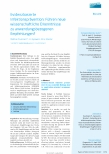 Vorschauseite 1: Evidenzbasierte Infektionsprävention: Führen neue wissenschaftliche Erkenntnisse zu anwendungsbezogenen Empfehlungen?