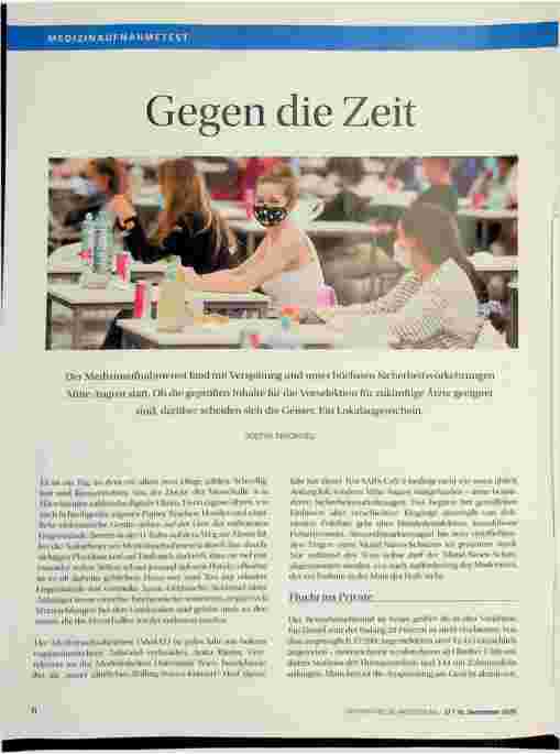 Vorschauseite 1: Gegen die Zeit