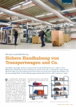 Vorschauseite 1: Sichere Handhabung von Transportwagen und Co.