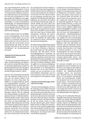 Vorschauseite 2: Der SALUS Betroffenenund Angehörigenbeirat. Ein kollaborativer Bericht über Erfahrungen, Chancen und Herausforderungen in der Zusammenarbeit