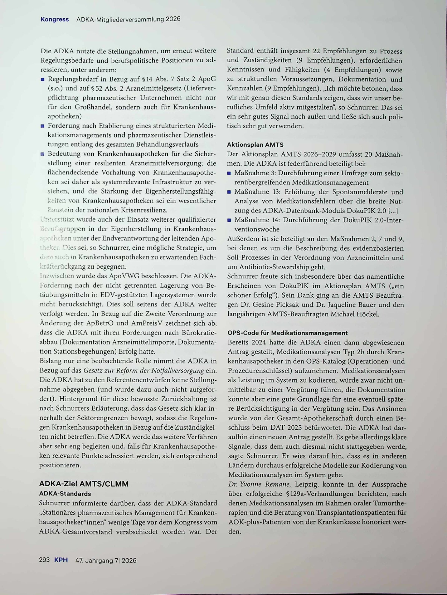 Vorschauseite 3: Die ADKA wird immer jünger. Bericht von der ADKA-Mitgliederversammlung am 12. Juni 2026