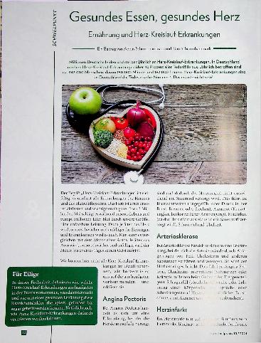 Vorschauseite 2: Gesundes Essen, gesundes Herz: Ernährung und Herz-Kreislauf-Erkrankungen