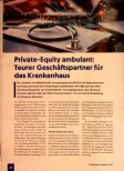 Vorschauseite 1: Private-Equity im Gesundheitswesen: Teurer Geschäftspartner für das Krankenhaus