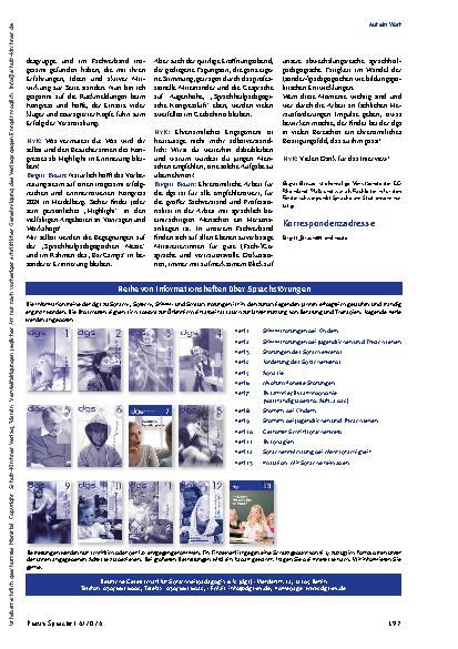 Vorschauseite 2: Ehrenamt in der DGS oder „Ich bin dann mal weg!“?