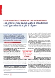 Vorschauseite 1: "Es gibt einen Imagevorteil staatlicher und gemeinnütziger Träger. "