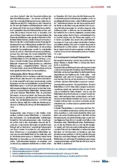 Vorschauseite 2: Kolumne aus dem Vorstand des Deutschen Bibliotheksverbandes e.V. (dbv)