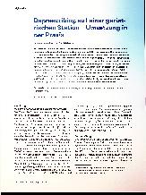 Vorschauseite 1: Deprescribing auf einer geriatrischen Station - Umsetzung in der Praxis