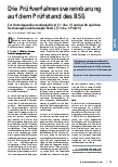 Vorschauseite 1: Die Prüfverfahrensvereinbarung auf dem Prüfstand des BSG