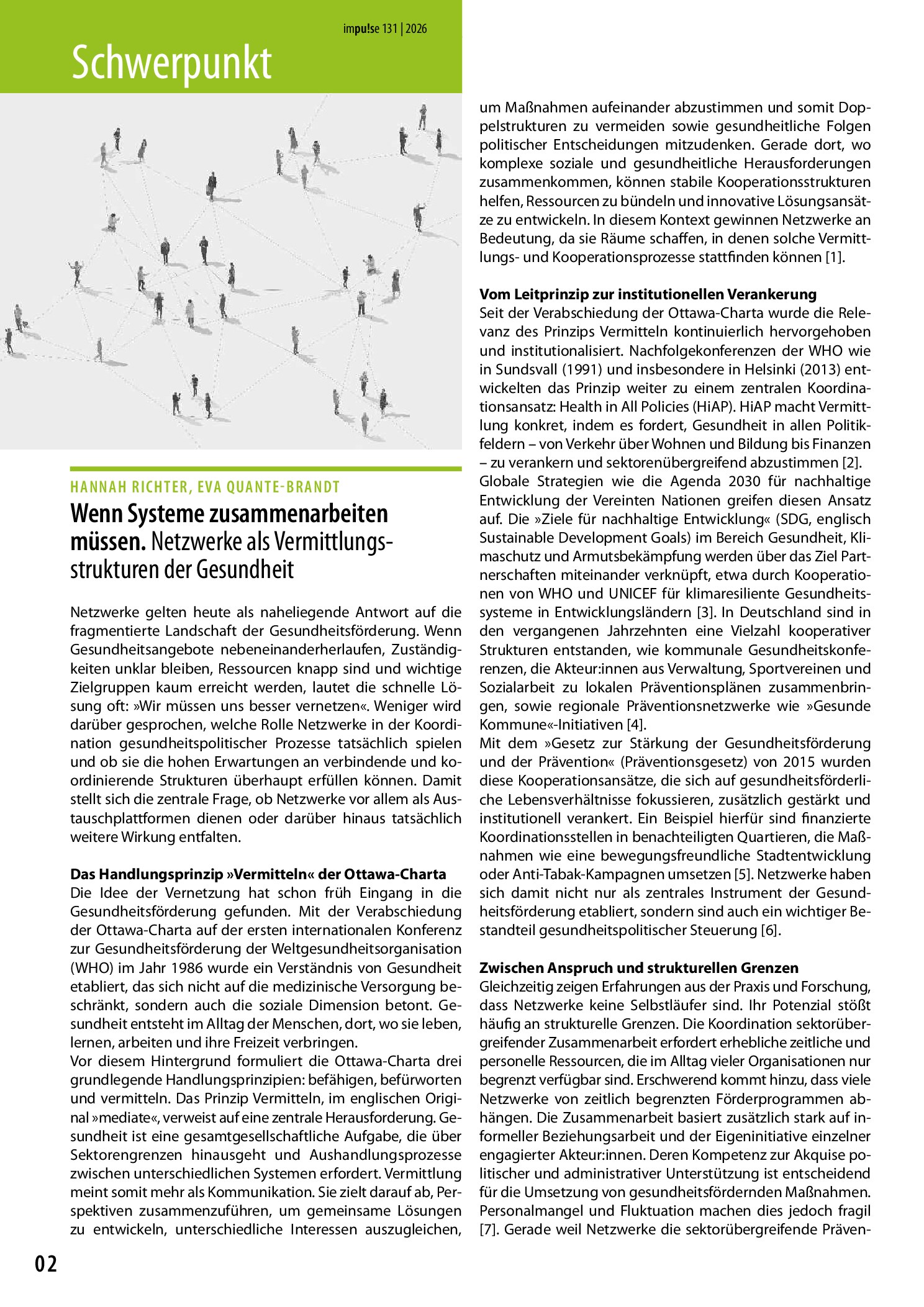 Vorschauseite 1: Wenn Systeme zusammenarbeiten müssen. Netzwerke als Ver