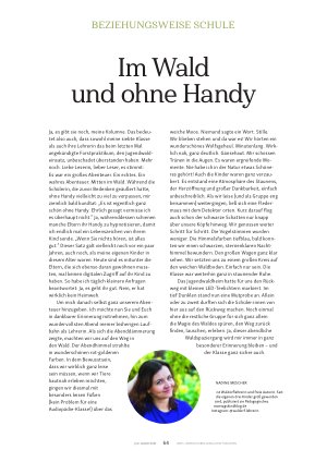 Vorschauseite 1: Im Wald und ohne Handy