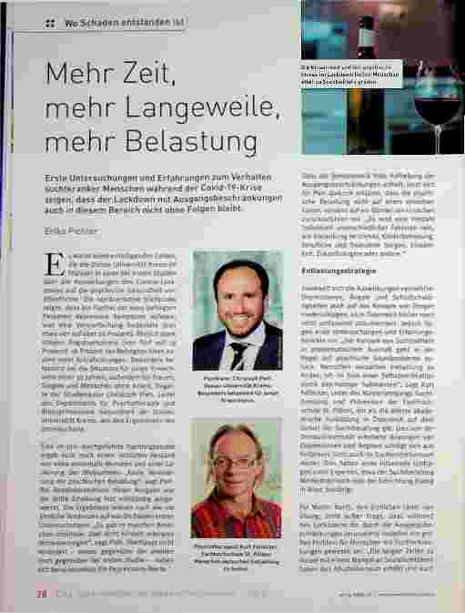 Vorschauseite 1: Mehr Zeit, mehr Langeweile, mehr Belastung