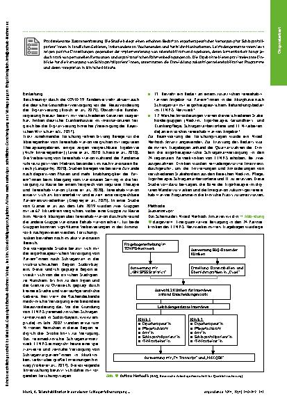 Vorschauseite 2: Telerehabilitation in der akuten Schlaganfallversorgung – Eine Bedarfsanalyse in einem telemedizinischen Schlaganfallnetzwerk in Südostbayern