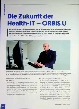Vorschauseite 1: Die Zukunft der Health-IT - ORBIS U