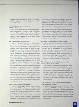 Vorschauseite 2: Die Zukunft der Health-IT - ORBIS U