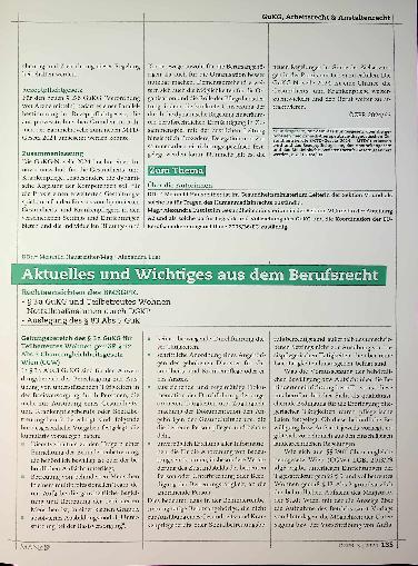 Vorschauseite 5: GuKG, Arbeitsrecht und Anstaltsrecht