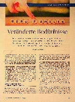 Vorschauseite 1: Veränderte Bedürfnisse