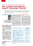 Vorschauseite 1: Der unbestimmte Rechtsbegriff „Stand der Technik“